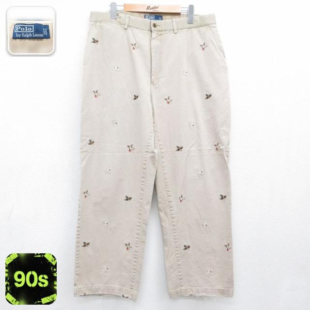 古着 ラルフローレン ブランド チノ パンツ チノパン メンズ 90年代 90s