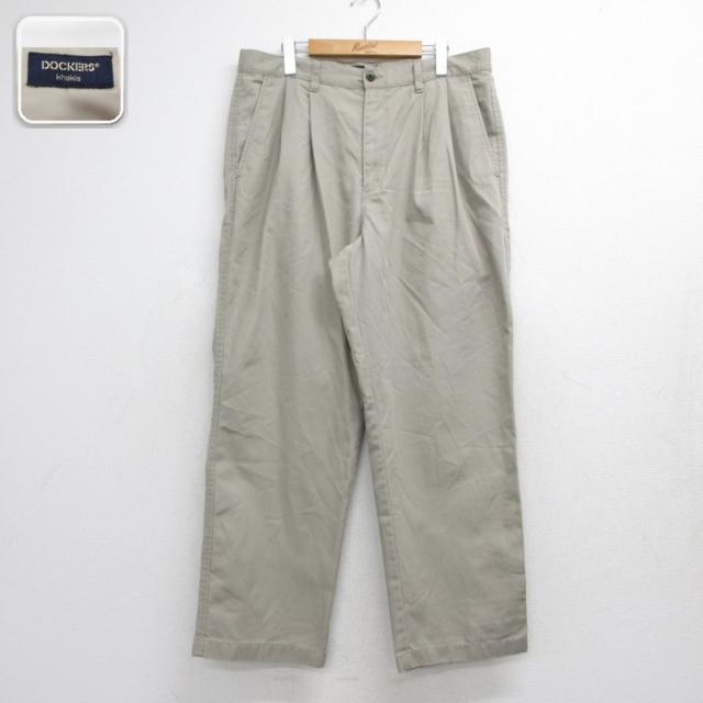 古着 DOCKERS ドッカーズ パンツ メンズ ツータック チノパン コットン