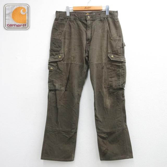 古着 カーハート Carhartt パンツ メンズ カーゴ リップストップ コッ