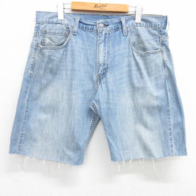 古着 リーバイス Levis 569 ショート パンツ ショーツ メンズ ヒゲ 