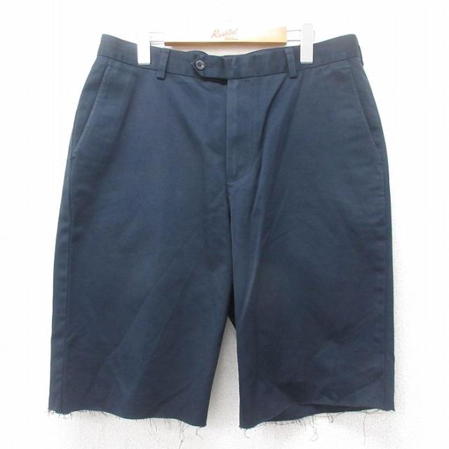 古着 JOS A BANK ショート パンツ ショーツ メンズ コットン 黒 ブ