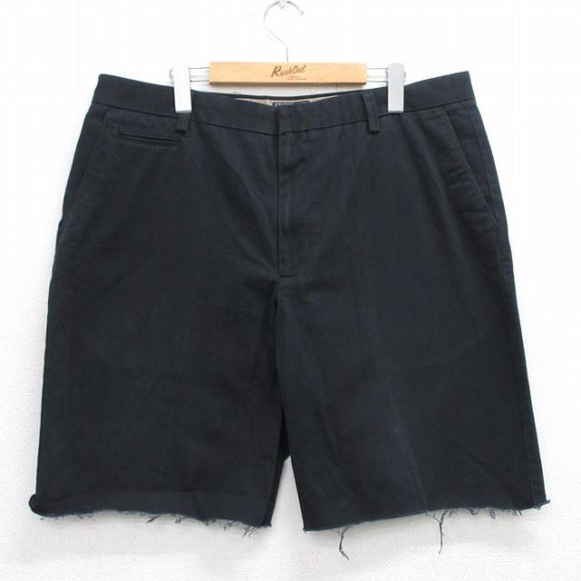 古着 ドッカーズ ショート パンツ ショーツ メンズ コットン 黒 ブラック W