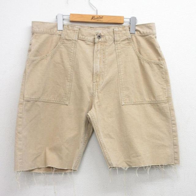 古着 ゲス GUESS ブランド ショート ベイカー パンツ ショーツ メンズ