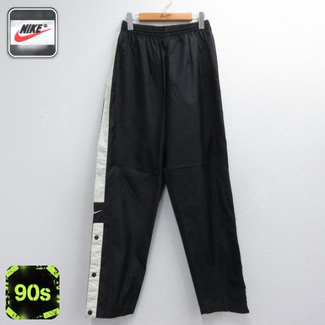 古着 ナイキ NIKE ナイロン パンツ メンズ 90年代 90s ワンポイント
