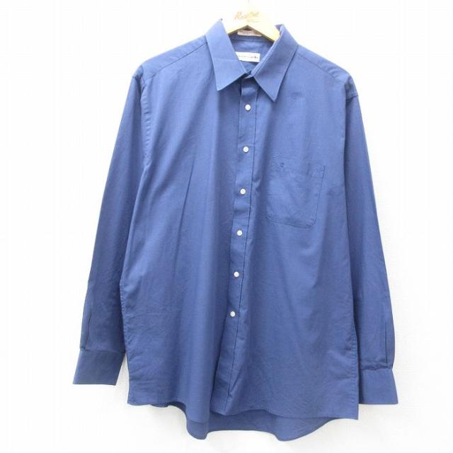 古着 ピエールカルダン pierre cardin 長袖 ブランド シャツ メン