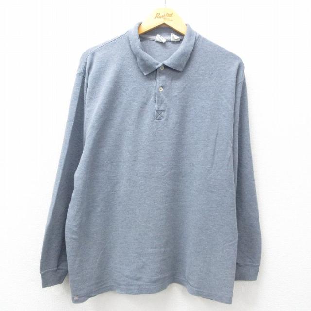 古着 ギャップ GAP 長袖 ブランド ポロ シャツ メンズ 00年代 00s 
