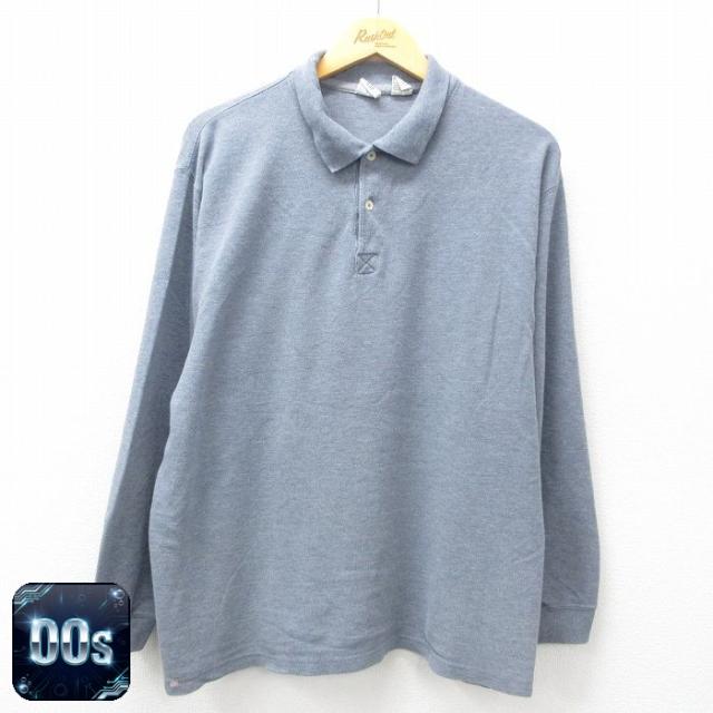 古着 ギャップ GAP 長袖 ブランド ポロ シャツ メンズ 00年代 00s 