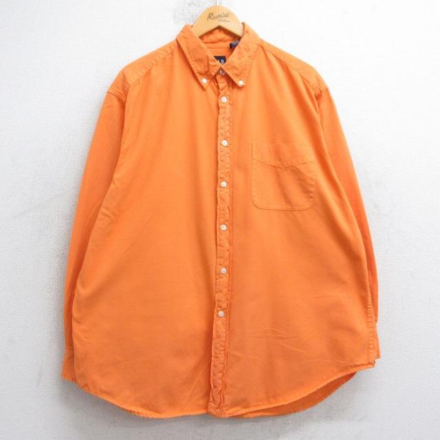 古着 ギャップ GAP 長袖 ブランド シャツ メンズ 00年代 00s 大きい