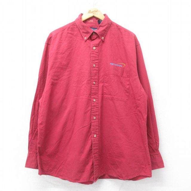 古着 ランズエンド 長袖 ブランド シャツ メンズ 90年代 90s RETCO