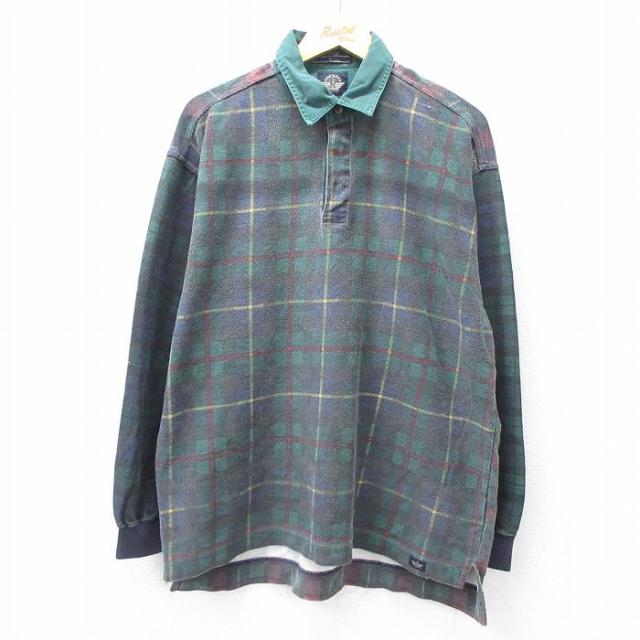 古着 ドッカーズ 長袖 ブランド ラガー シャツ メンズ 90年代 90s コッ