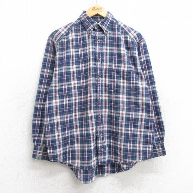 古着 ギャップ GAP 長袖 ブランド シャツ メンズ 00年代 00s コット
