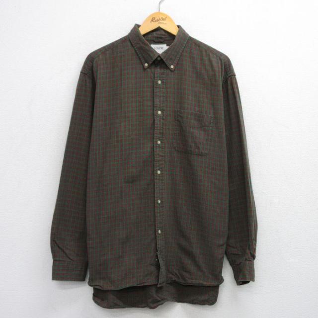 古着 ジェイクルー J.CREW 長袖 ブランド シャツ メンズ 大きいサイズ