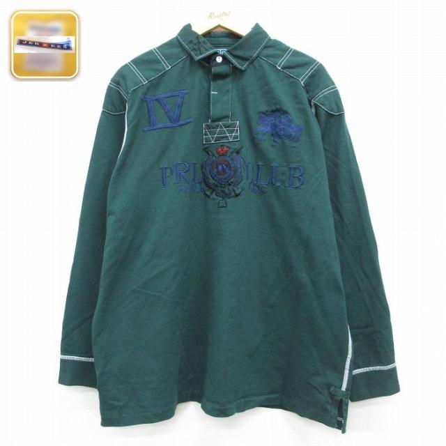 古着 ラルフローレン 長袖 ブランド ラガー シャツ メンズ PRL CLUB