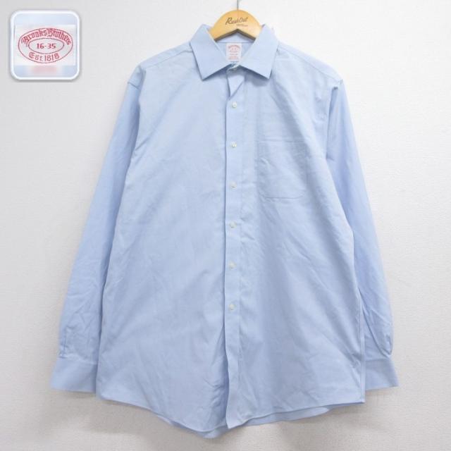 ブルックスブラザーズ 長袖シャツ MADISON ライトブルー XL | 古着