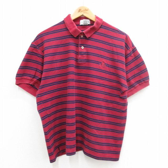 古着 IZOD 半袖 ブランド ポロ シャツ メンズ 90年代 90s ワンポイ