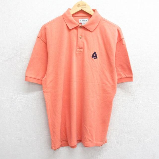 古着 IZOD 半袖 ブランド ポロ シャツ メンズ 90年代 90s ワンポイ