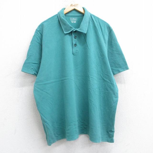 古着 エルエルビーン LLBEAN 半袖 ブランド ポロ シャツ メンズ 鹿の子