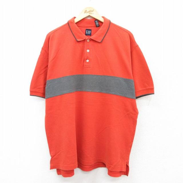 古着 ギャップ GAP 半袖 ブランド ポロ シャツ メンズ 00年代 00s 