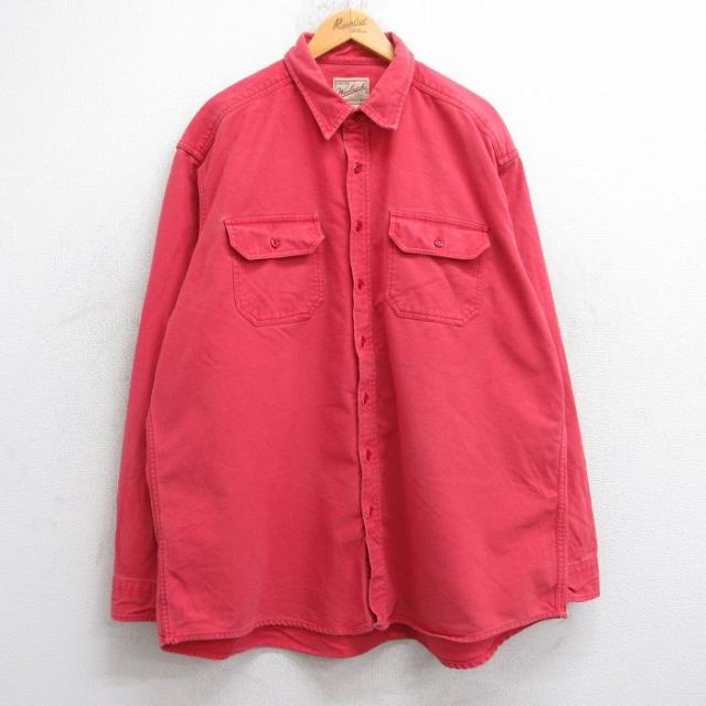 古着 ウールリッチ WOOLRICH 長袖 ヘビー フランネル シャツ メンズ 