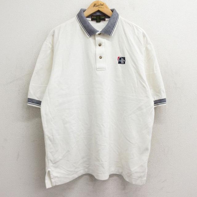 古着 半袖 ポロ シャツ メンズ 00年代 00s セントルイス 大きいサイズ