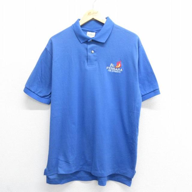古着 半袖 ポロ シャツ メンズ 90年代 90s FFA コットン USA製