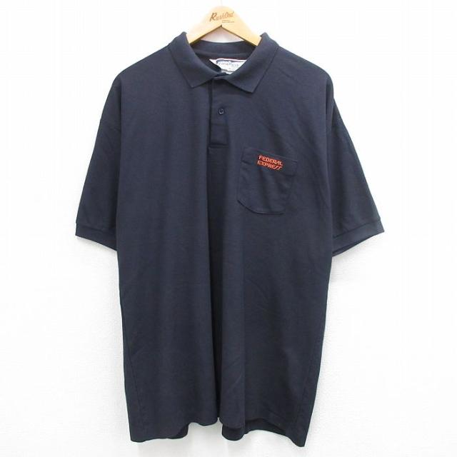 古着 半袖 ポロ シャツ メンズ 00年代 00s FEDERAL EXPRES
