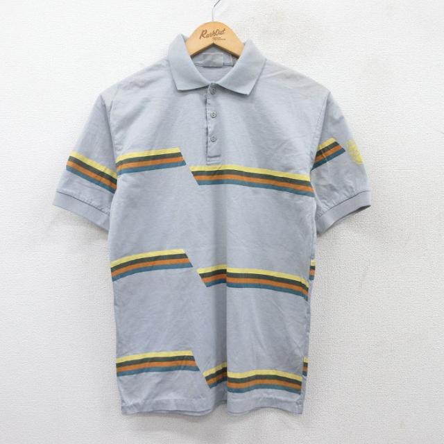 古着 スポルディング 半袖 ポロ シャツ メンズ 90年代 90s グレー他 M