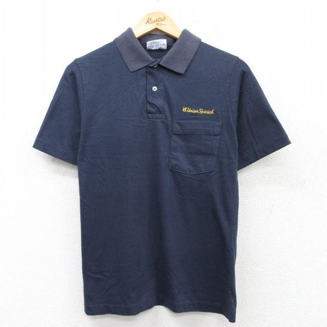 古着 ヘインズ Hanes 半袖 ポロ シャツ メンズ 90年代 90s Uni