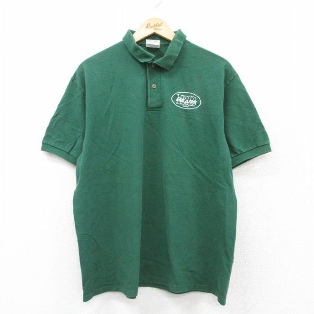 古着 ヘインズ Hanes 半袖 ポロ シャツ メンズ 00年代 00s BEA