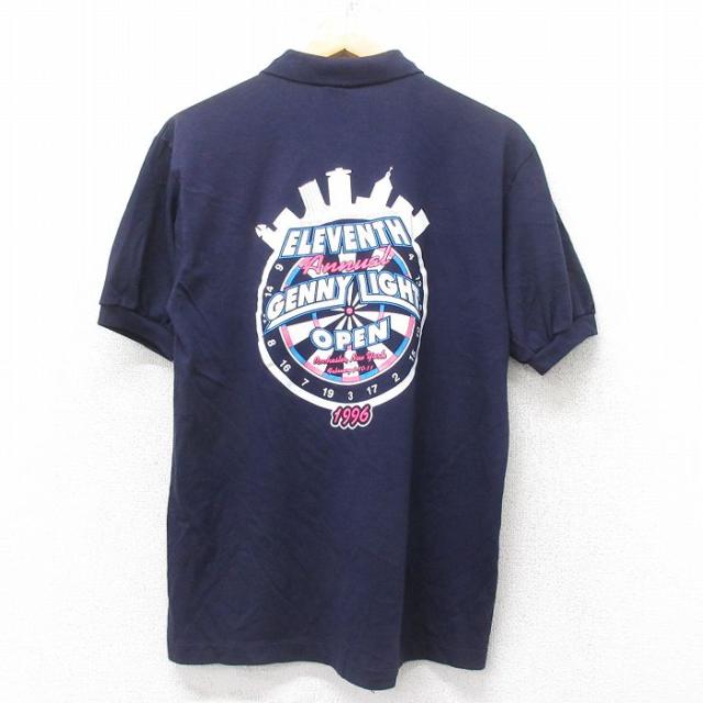 古着 半袖 ポロ シャツ メンズ 90年代 90s GENNY LIGHT US