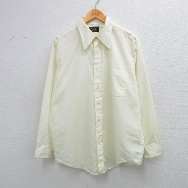 古着 タウンクラフト JCペニー 長袖 シャツ メンズ 80年代 80s 大きい