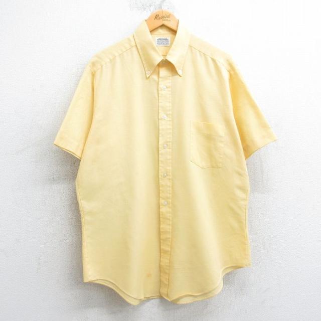 古着 GANT 半袖 シャツ メンズ 90年代 90s 大きいサイズ ボタンダウ