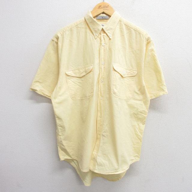 古着 ドッカーズ 半袖 シャツ メンズ 90年代 90s ワンポイントロゴ コッ