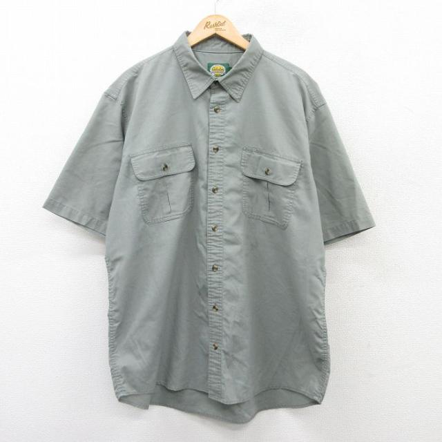 古着 カベラス 半袖 シャツ メンズ 00年代 00s 大きいサイズ ロング丈