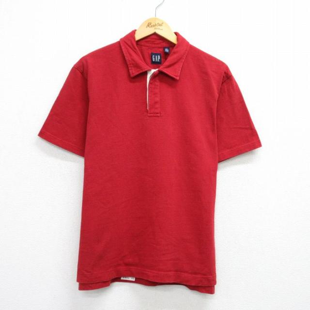 古着 ギャップ GAP 半袖 ラガー シャツ メンズ 00年代 00s コットン