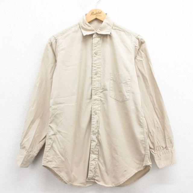 古着 長袖 ビンテージ ミリタリー シャツ メンズ 60年代 60s USA製 