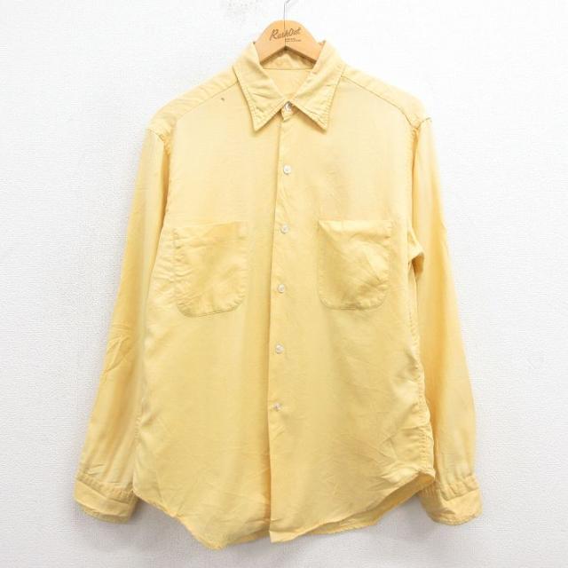 古着 長袖 ビンテージ ウール シャツ メンズ 70年代 70s イングランド製