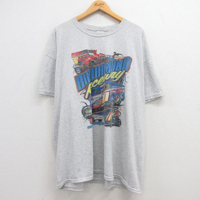古着 ジャージーズ 半袖 Tシャツ メンズ レーシングカー BIG DIAMON