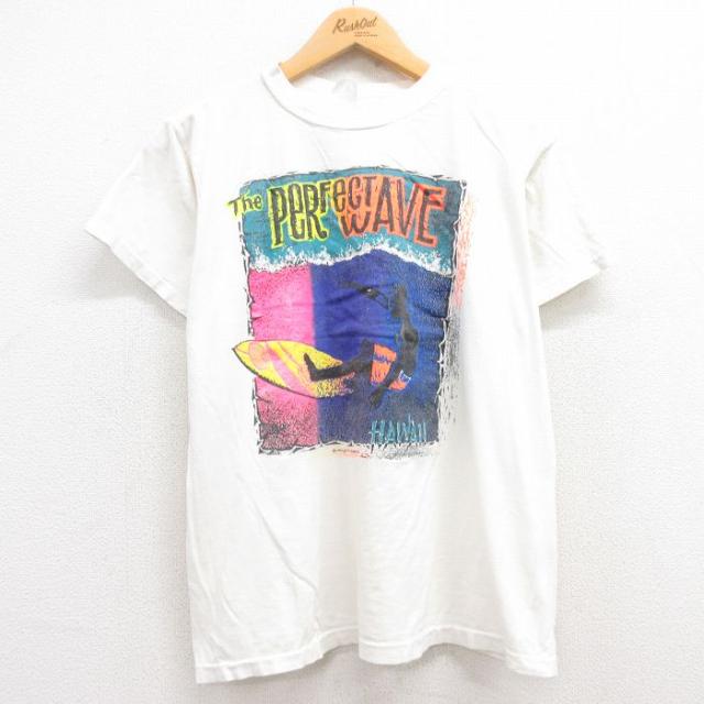 古着 半袖 ビンテージ Tシャツ メンズ 90年代 90s サーフィン クルーネ
