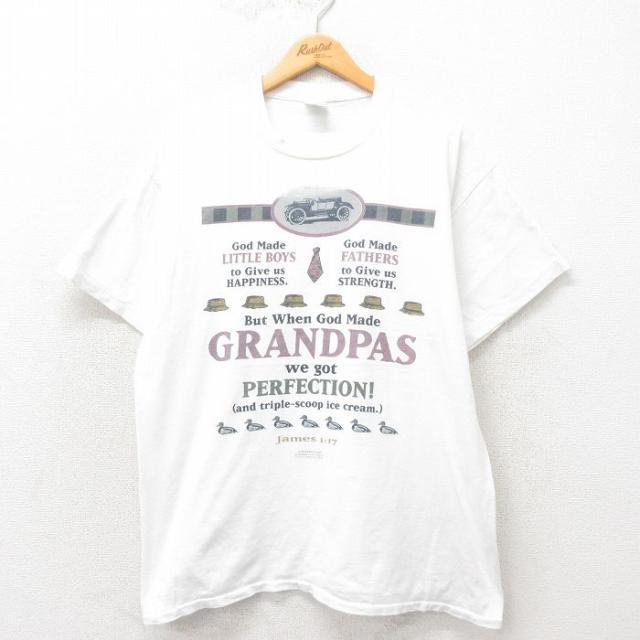 古着 半袖 ビンテージ Tシャツ メンズ 90年代 90s グランパ コットン