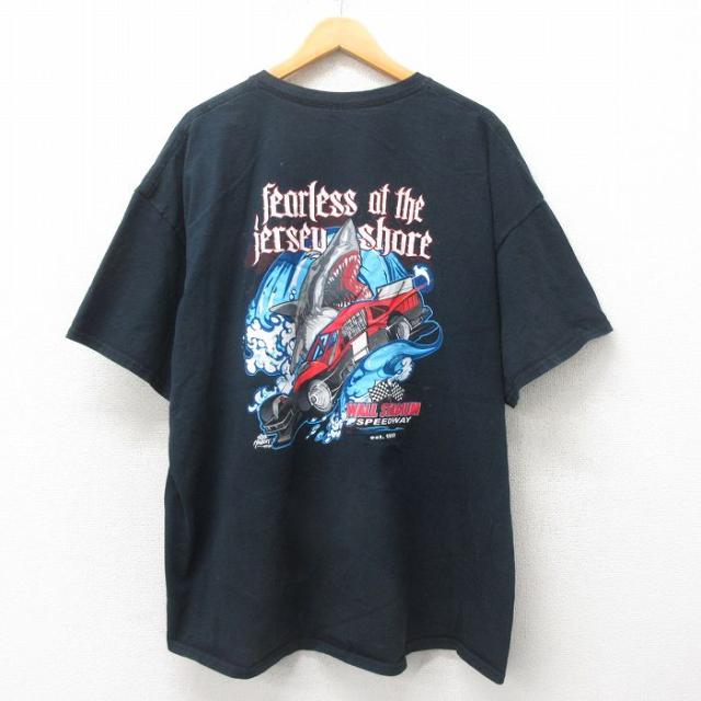 古着 半袖 ビンテージ Tシャツ メンズ 00年代 00s サメ 大きいサイズ