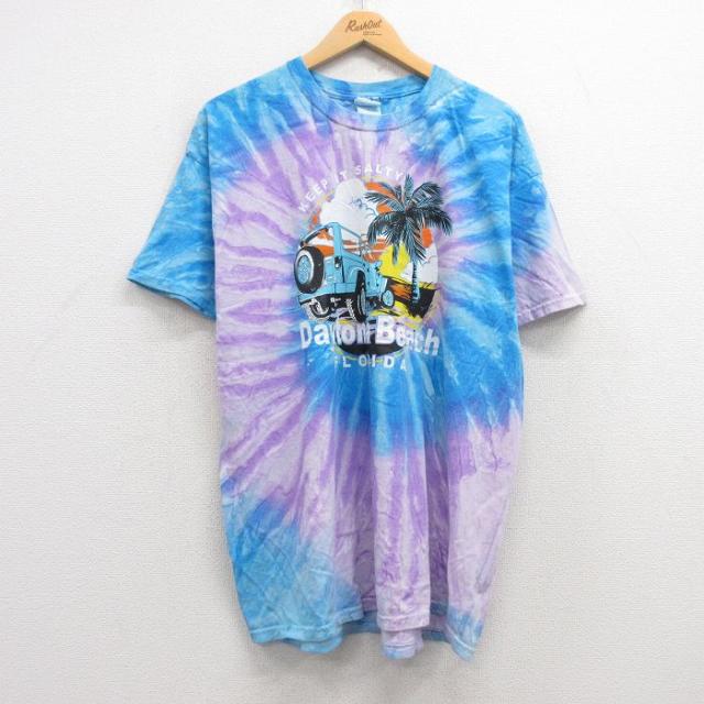 古着 半袖 ビンテージ Tシャツ メンズ 00年代 00s 車 デイトナビーチ