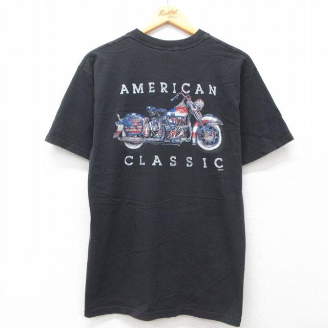 古着 半袖 ビンテージ Tシャツ メンズ 00年代 00s バイク コットン ク