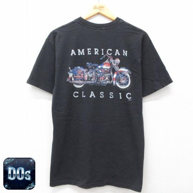 古着 半袖 ビンテージ Tシャツ メンズ 00年代 00s バイク コットン ク