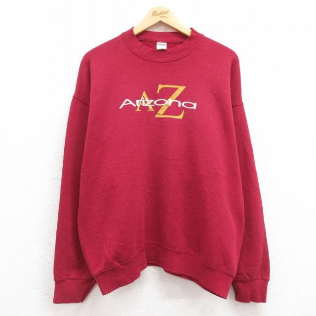 古着 フルーツオブザルーム 長袖 スウェット メンズ 90年代 90s アリゾナ