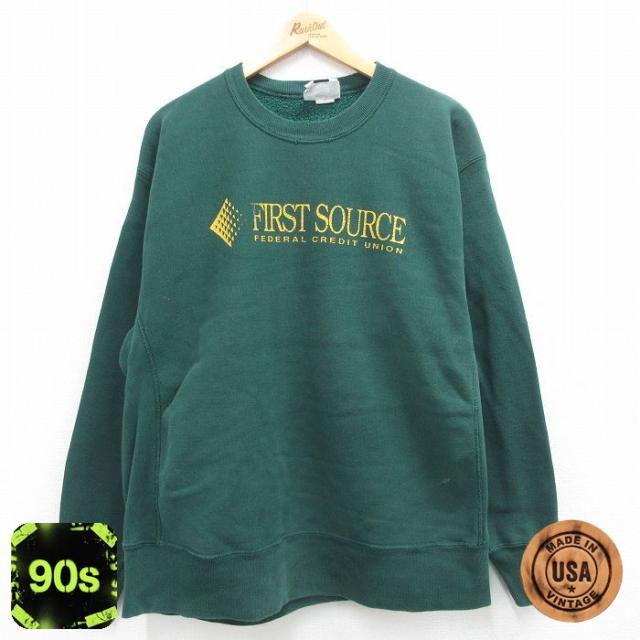 古着 リー Lee 長袖 スウェット メンズ 90年代 90s FIRST SO