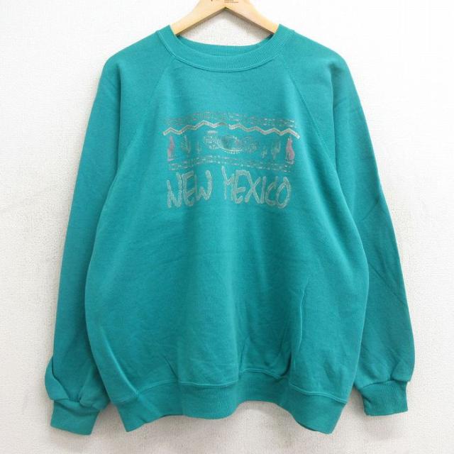 古着 ヘインズ Hanes 長袖 スウェット メンズ 90年代 90s メキシコ