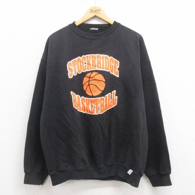 古着 ディスカス 長袖 スウェット メンズ 90年代 90s バスケットボール