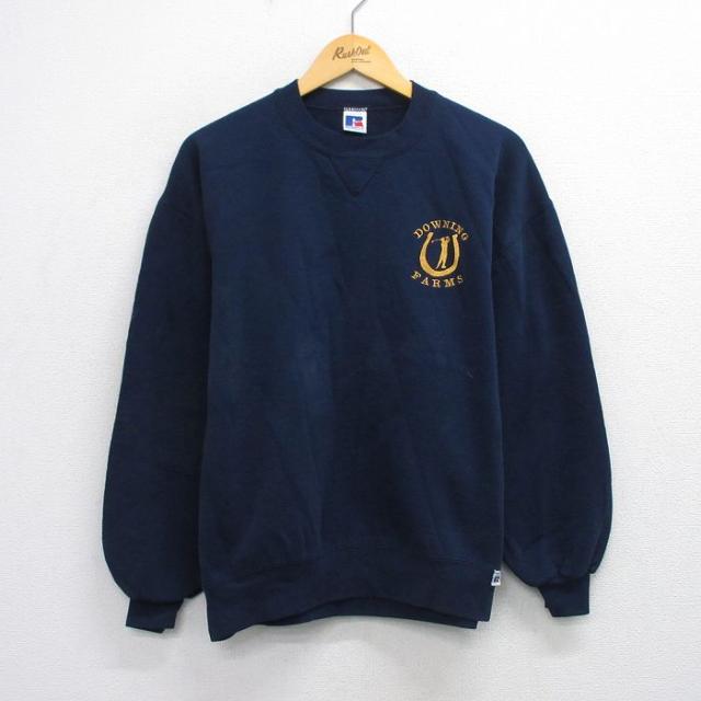 古着 ラッセル 長袖 スウェット メンズ 90年代 90s ゴルフ クルーネック