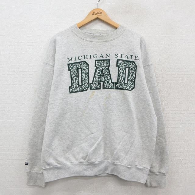 古着 ジャンスポーツ 長袖 スウェット メンズ 90年代 90s ミシガン DA